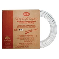 Металлопластиковая труба 3-х слойная Barbi Blansol 20 х 2.0 бухта 100 м - фото 16542