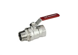 Кран шаровый Giacomini R254DL хром Ду 25 ВР/НР (ручка) - фото 26049
