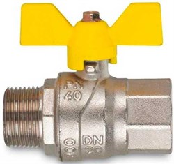 Кран шаровый для газа FIV Futurgas ВН (бабочка) 3/4" - фото 27488 Кран шаровый для газа FIV Futurgas ВН (бабочка) 3/4" - фото 27488