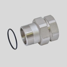 Сгон прямой никелированный Uni-Fitt с прокладкой O-RING 1 1/4" - фото 29176 Сгон прямой никелированный Uni-Fitt с прокладкой O-RING 1 1/4" - фото 29176