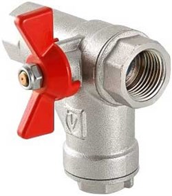 Кран шаровый Valtec со встроенным прямым фильтром ВВ (бабочка) 1/2" - фото 29818