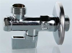 Кран шаровый Valtec с фильтром для подключ сантехприб, хромиров, декор чашка, НР-НР 1/2"х1/2" - фото 29851