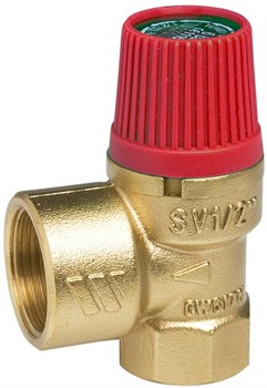 Клапан предохранительный Watts SVH (отопление) 1/2" х 3/4", (3 бар) - фото 30206