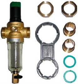 Редуктор давления воды Honeywell 1", с промывным фильтром для холодной воды, под аксиальный манометр - фото 30321 Редуктор давления воды Honeywell 1", с промывным фильтром для холодной воды, под аксиальный манометр - фото 30321