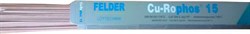 Твердый припой Felder Cu-Rophos®15, L-Ag15P, ф 2 мм, L=500 мм, 1 кг (холодоснабжение, кондиционирование) - фото 31677