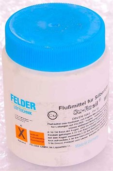 Флюс для твердого припоя Felder Cu-Rosil® (медные трубы+фитинги из обычной/ красной латуни), 250 гр - фото 31883