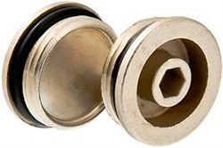 Пробка коллекторная Valtec 1", резьбовая, латунная, самоуплотняющаяся - фото 32487