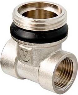 Тройник Valtec коллекторный 3/4"х 1/2"х 1/2", для монтажа воздухоотводчика и дренажного крана - фото 32494