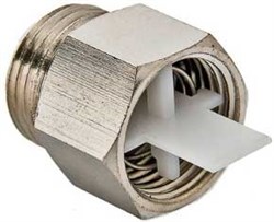 Клапан отсекающий Valtec 3/8" Нр, для монтажа воздухоотводчика - фото 32573