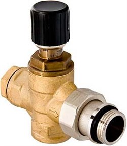 Клапан перепускной Valtec 3/4" Нр-Вр-Вр, регулируемый, латунный - фото 32785