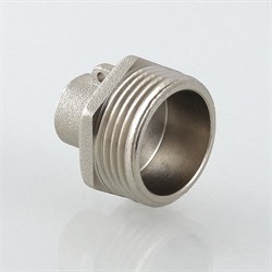 Переходник Valtec Нр-Вр 1" х М10 для подключения датчика температуры теплосчетчика - фото 32850 Переходник Valtec Нр-Вр 1" х М10 для подключения датчика температуры теплосчетчика - фото 32850