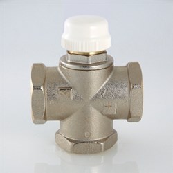 Смеситель термостатический Valtec 1" Вр трехходовой, тип VT.MR03, Kvs 2.7, смешение боковое с регулир байпасом - фото 32928 Смеситель термостатический Valtec 1" Вр трехходовой, тип VT.MR03, Kvs 2.7, смешение боковое с регулир байпасом - фото 32928