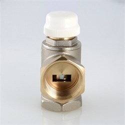 Смеситель термостатический Valtec 1" Вр трехходовой, тип VT.MR03, Kvs 2.7, смешение боковое с регулир байпасом - фото 32930 Смеситель термостатический Valtec 1" Вр трехходовой, тип VT.MR03, Kvs 2.7, смешение боковое с регулир байпасом - фото 32930