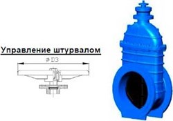 Задвижка чугунная аналог МЗВГ VOC4241 Ду 500 Ру16 110°C Tecofi, с редуктором - фото 34309 Задвижка чугунная аналог МЗВГ VOC4241 Ду 500 Ру16 110°C Tecofi, с редуктором - фото 34309