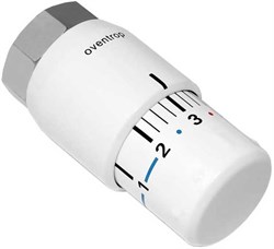Термоголовка Oventrop, жидкостный датчик, цвет белый - фото 34762