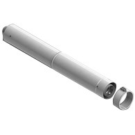 Труба коаксиальная телескопическая Stout DN60/100, L=470-750 мм,уплотнения и хомут в комплекте - фото 34815