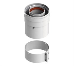 Адаптер вертикальный коаксиальный Stout для котла DN60/1010 (совместимый с Vaillant, Protherm) - фото 34820