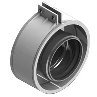 Cоединительная муфта с уплотнен Stout DN60/100, хомут с муфтой EPDM в комплекте - фото 34826
