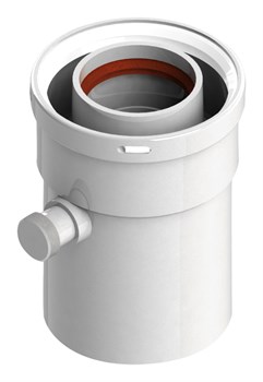 Конденсатосборник вертикальный Stout DN60/100, п/м уплотнения в комплекте - фото 34828