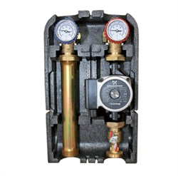 Насосная группа Barberi с прямым контуром 1" с насосом Grundfos UPSO 25-65 в теплоизоляции (01G02500C) - фото 35013