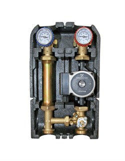 Насосная группа Barberi с прямым контуром 1 1/4" с насосом Grundfos UPSO 32-65 в теплоизоляции (01G03200T) - фото 35016