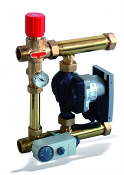 Группа насосно-смесительная Watts ISOTHERM для коллектора с насосом Wilo Yonos Para 15/6, диапазон 45-60°C (10026869) - фото 35035