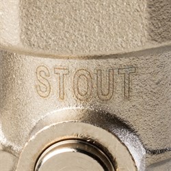 Мультифлекс Stout для 2х-трубной системы, угловой 3/4"ЕК - фото 35077
