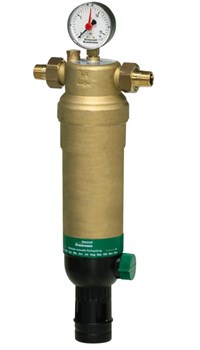 Фильтр для воды Honeywell промывной (горячая вода вода) с манометром F76S-1"AAM - фото 35275