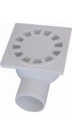 Трап пластиковый угловой Capricorn ф50-10x10 (92610-050-47-01-04) - фото 37132