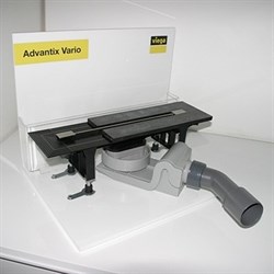 Трап универсальный, с ножками, h=95мм, без решетки Viega Advantix Vario, регулируемая длина 30-120см (686277) - фото 37233