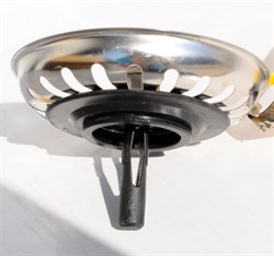 Выпуск для мойки McALPINE 1 1/2" с нержавеющей решеткой D=113мм (MRSKW7ST) - фото 37405