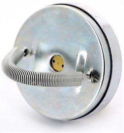 Термометр биметаллический Watts ф 80 мм, t 120°, накладной с пружиной - фото 37625