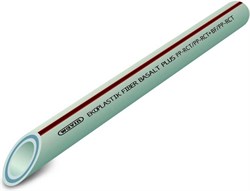 Труба полипропиленовая WAVIN EKOPLASTIK Fiber Basalt Plus S (базальтовое волокно) 20x2.8 - фото 39142