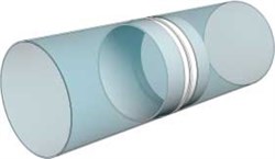 Соединитель круглых воздуховодов D 160 - фото 40787