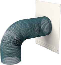 Плащадка торцевая металлическая 196 х 236 с решеткой, фланец D 125 - фото 41004 Плащадка торцевая металлическая 196 х 236 с решеткой, фланец D 125 - фото 41004