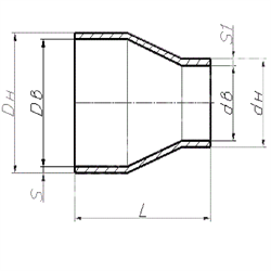 Переход стальной пов. качества концентрический Дн 108х4.0-76х3.5 (Ду 100х65) бесшовный ГОСТ 17378-2001 - фото 42219 Переход стальной пов. качества концентрический Дн 108х4.0-76х3.5 (Ду 100х65) бесшовный ГОСТ 17378-2001 - фото 42219