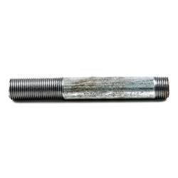 Сгон стальной удлиненный оцинкованный 1/2" (Ду 15) L=150мм ГОСТ 3262-75 КАЗ - фото 43173