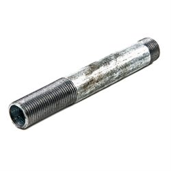 Сгон стальной удлиненный оцинкованный 1/2" (Ду 15) L=300мм ГОСТ 3262-75 КАЗ - фото 43188