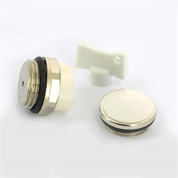 Монтажный комплект для радиатора отопления Uni-Fitt 1/2", цвет RAL 9010 - фото 43463