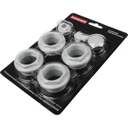 Монтажный комплект для радиатора отопления Rommer 3/4", без кронштейнов - фото 43494 Монтажный комплект для радиатора отопления Rommer 3/4", без кронштейнов - фото 43494