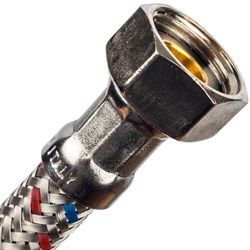 Гибкая подводка для смесителя Stout штуцер M10 (18 мм) x ВР 1/2", 40 см - фото 43954