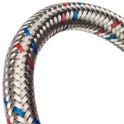 Гибкая подводка для смесителя Stout штуцер M10 (18 мм) x ВР 1/2", 40 см - фото 43955