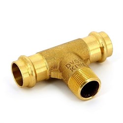 Тройник НР пресс для медных труб Banninger (IBP) 22 x 3/4" - фото 44669