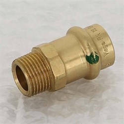 Муфта НР пресс для медных труб Viega 12 x 1/2" - фото 44737