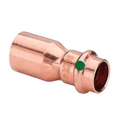 Муфта редукционная однораструбная пресс для медных труб Viega 18 x 15 - фото 44871