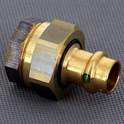 Муфта ВР пресс диэлектрическая с разъемным соединением пресс для медных труб Viega 28 x 1" - фото 45111 Муфта ВР пресс диэлектрическая с разъемным соединением пресс для медных труб Viega 28 x 1" - фото 45111