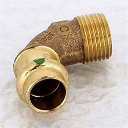 Угол НР пресс для медных труб Viega 18 x 1/2" - фото 45193 Угол НР пресс для медных труб Viega 18 x 1/2" - фото 45193