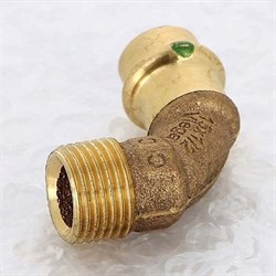 Угол НР пресс для медных труб Viega 18 x 1/2" - фото 45194 Угол НР пресс для медных труб Viega 18 x 1/2" - фото 45194