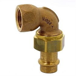 Угол ВР с разъемным соединением и плоской прокладкой пресс для медных труб Viega 18 x 1/2" - фото 45218 Угол ВР с разъемным соединением и плоской прокладкой пресс для медных труб Viega 18 x 1/2" - фото 45218