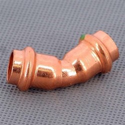 Угол пресс для медных труб 45° двухраструбный Viega 54 - фото 45257 Угол пресс для медных труб 45° двухраструбный Viega 54 - фото 45257